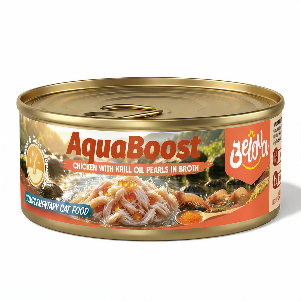 Chicken with Krill Oil Pearls in Broth