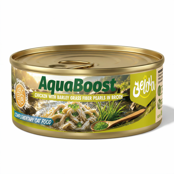 Chicken with Barley Grass Fibre Pearls in Broth